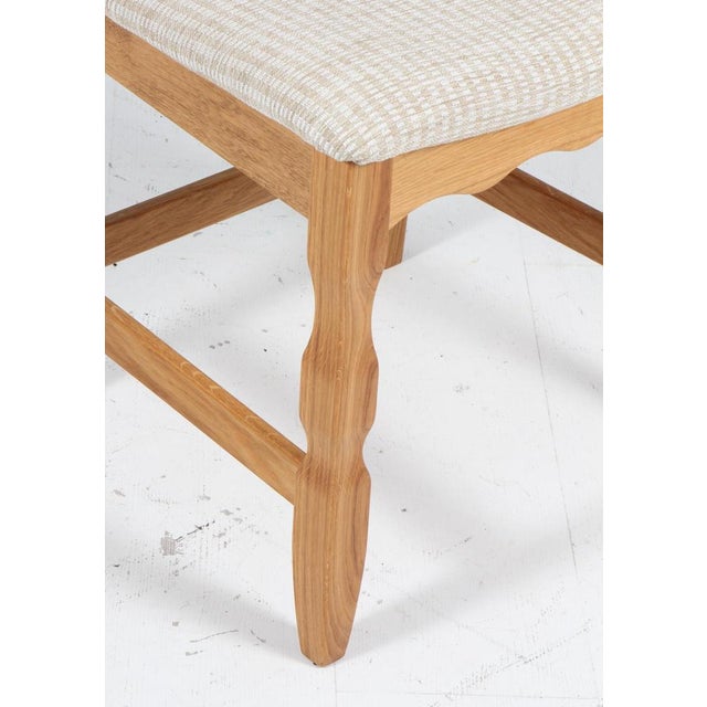 Not Yet Made - Made To Order Razorblade Dining Chair in Oak attributed to Henning Kjærnulf, Denmark For Sale - Image 5 of 8