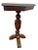 1940s 1940s Ornate Wooden Accent Table, Victorian Style Plant Stand, Small Entryway Pedestal For Sale - Image 5 of 12