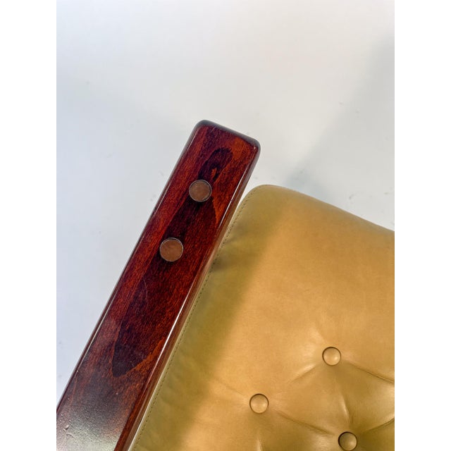 Wood Westnofa Panter Lounge Chair & Ottoman by Arnt Lande For Sale - Image 7 of 9