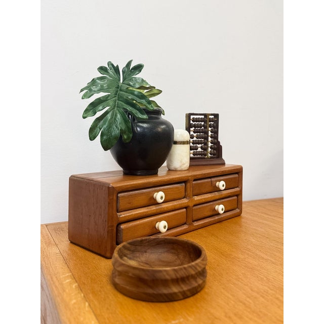 Vintage Handmade Organic Modern Pine Plywood Desk, Lou Hodges Style MCM For Sale - Image 18 of 18