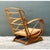Vintage Heywood Wakefield Rattan Springer Lounge Chair For Sale - Image 4 of 12