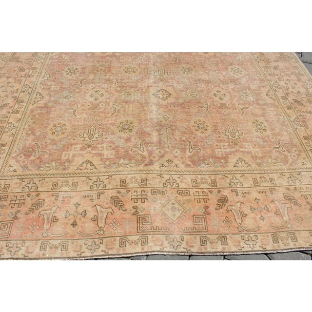 1960s Vintage Turkish Area Rug - 77.5"x112" For Sale - Image 5 of 13