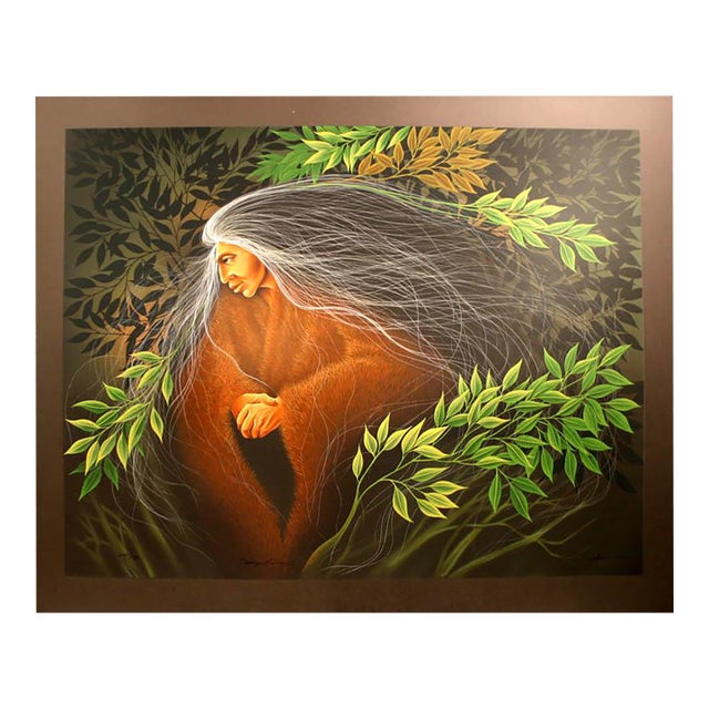 Frank Howell Spring Matrix 95 Signed Fine Art Serigraph Signed For Sale