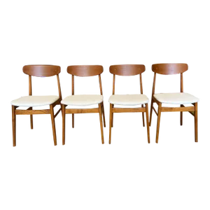 Vintage Mid-Century Alfr. Sand Mobelfabrikk Flekkefjord Dining Chairs - Set of 4