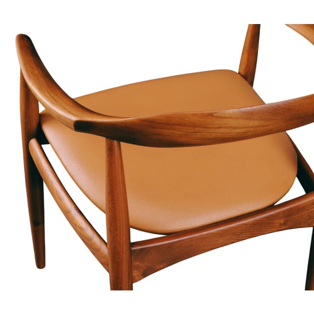 Niels Eilersen Danish Armchair by Illum Wikkelso for Niels Eilersen, 1950s For Sale - Image 4 of 10