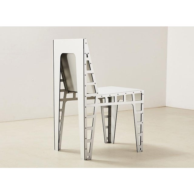 Vintage Alu Chairs by Richard Hutten for Hidden Netherlands, 2000, Set of 4 For Sale - Image 9 of 16