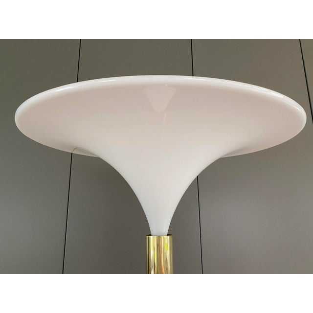 Metal Vintage Goffredo Reggiani Torchiere Floor Lamp For Sale - Image 7 of 13