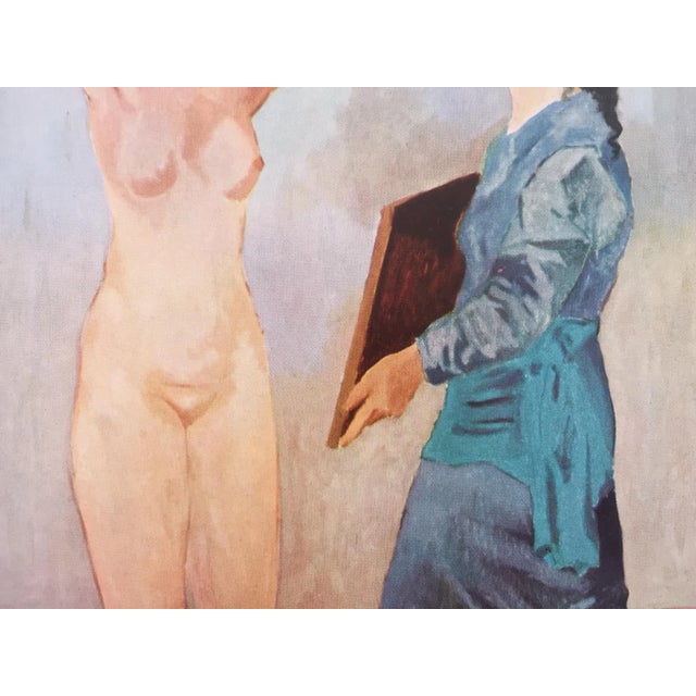 Peach Pablo Picasso Vintage 1952 Authentic Lithograph Print " La Toilette " 1906 For Sale - Image 8 of 12