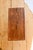 Wood Vintage Rectangular Stool in Dark Wood with Turned Legs, 1970s For Sale - Image 7 of 8