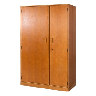 Mid-Century Modern Stag Concord Teak and Oak Double Wardrobe, 1970s For Sale