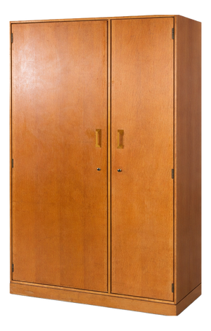 Mid-Century Modern Stag Concord Teak and Oak Double Wardrobe, 1970s