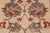 Shabby Chic Ziegler Beige/Rust Wool Runner Rug- 2'1'' X 4'9'' For Sale - Image 4 of 10