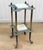 Victorian Antique Victorian 2-Tier Iron Plant Stand W/ Marble Top For Sale - Image 3 of 11