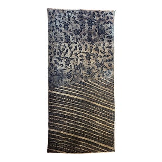 Vintage Boho Chic Batik Textile For Sale