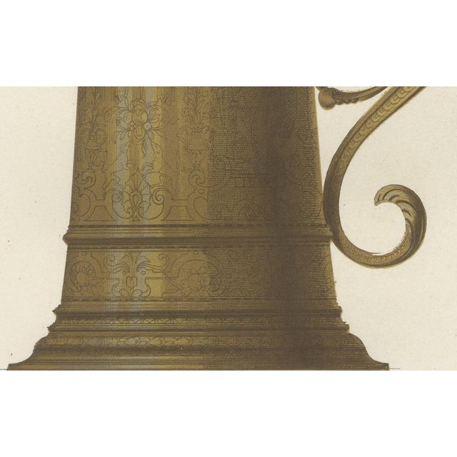 Kellerhoven, Silver Gilt and Niello Beer Tankard, Schweinfurt, 1851, Chromolithograph For Sale - Image 6 of 9