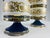 Blue Mid-Century Vintage Cobalt Blue and Gold Italian Porcelain Jars With Lids. For Sale - Image 8 of 11