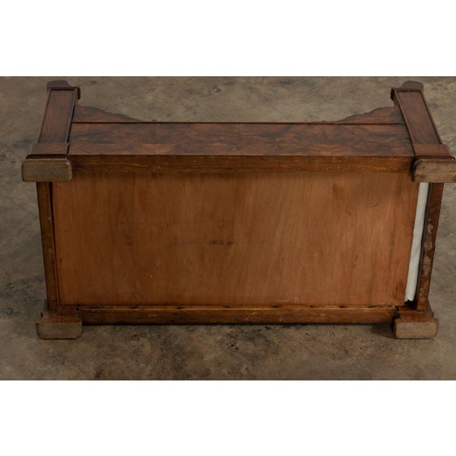 French French Louis Philippe Walnut Sleigh Daybed For Sale - Image 3 of 7