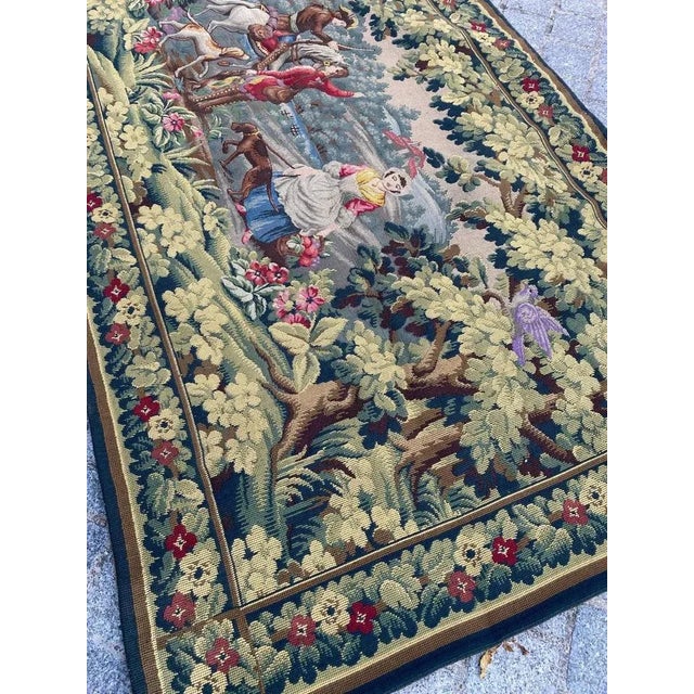 Vintage French Jacquard Tapestry For Sale - Image 14 of 18