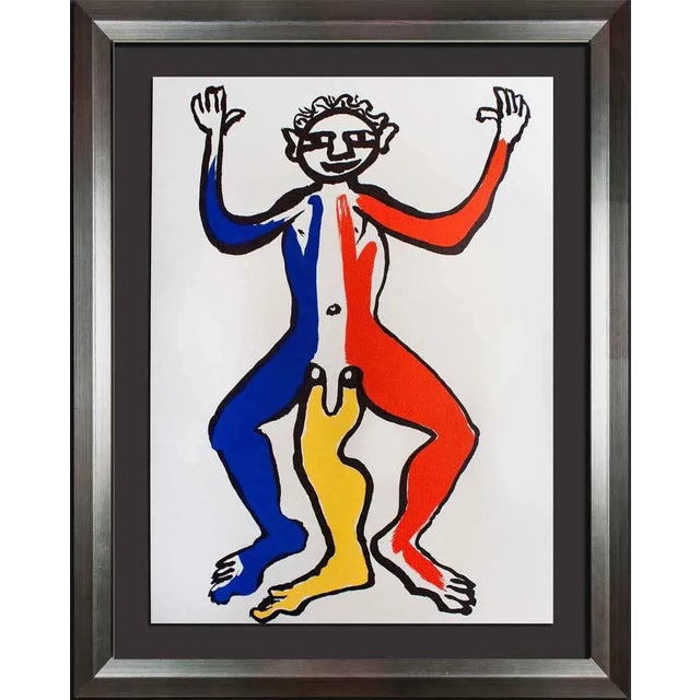 Alexander Calder 1970s Vintage Alexander Calder Original Color Lithograph - A Pair For Sale - Image 4 of 5