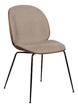 Dining Gubi Beetle Chair in Grey & Brown