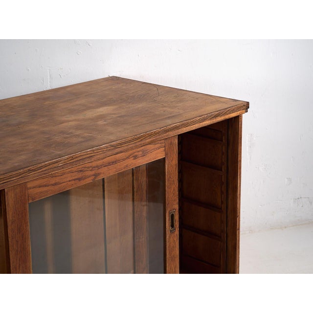 Vintage Store Counter with Glass Doors and Rear Drawer Unit, 1920 For Sale - Image 10 of 15