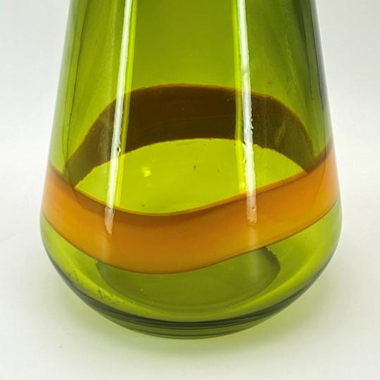 Arte Murano Icet Tall 12¾” Statement Vase (Vintage 1960s, Venezuela) Mid-Century Modern Art Glass For Sale - Image 9 of 18