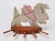 Ca. early 20th Century USA whimsical scottie dog rack with shallow shelf equipped with a string for wall hanging (small...
