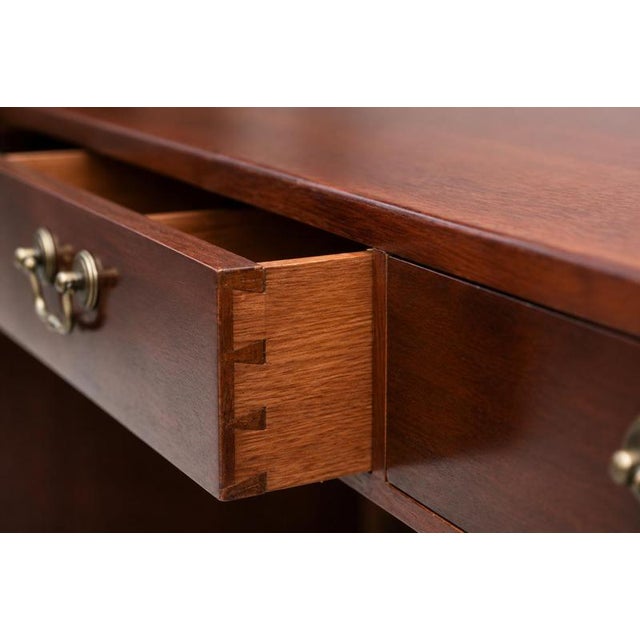 Vintage Scandinavian Desk in Teak and Mahogany, 1940s For Sale - Image 9 of 12