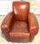 Oversized French Modern Leather Club Chair, France, Circa 1960s For Sale - Image 11 of 18