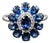 2.00 Ct Natural Sapphire & Diamond Ring, Size 7 For Sale