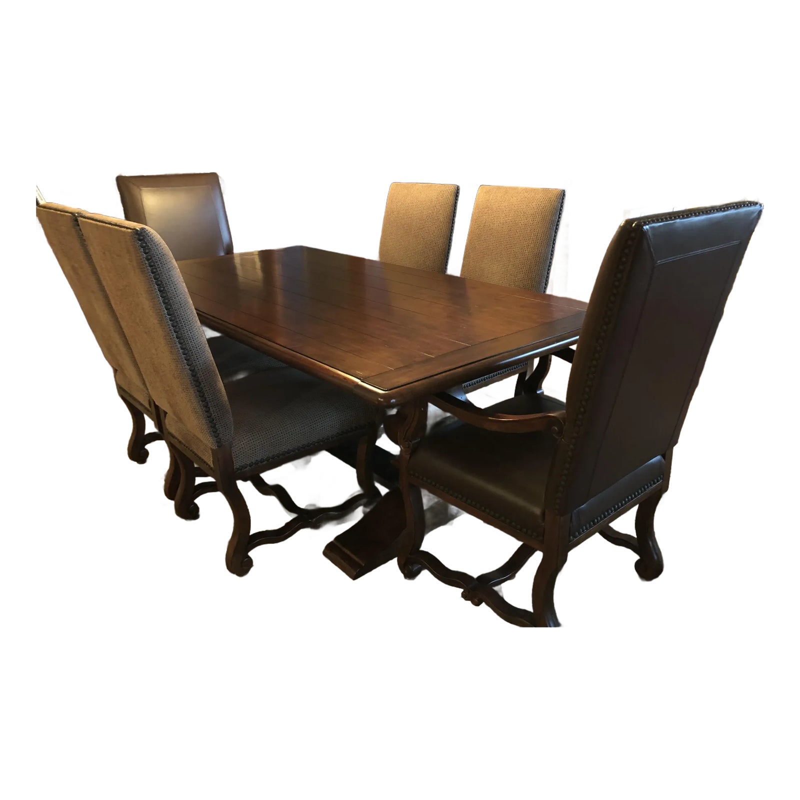 Kincaid Dining Set of 9 | Chairish