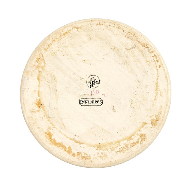 Victorian Porcelain Cartographic Paperweight with Western Hemisphere from James Macintyre & Co. For Sale - Image 6 of 8