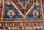 19th Century Caucasian Kazak Area Rug, Hand-Knotted Wool, Blue & Ivory, 4' x 6' For Sale - Image 17 of 18