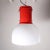 Small Red Ceiling Lamp by Roberto Menghi Fontana Arte For Sale - Image 12 of 12