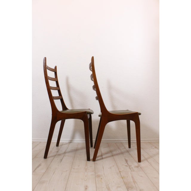 Teak Dining Chairs by Kai Kristiansen for KS Møbler, Denmark, 1960s, Set of 2, in Good conditions. Designed 1960 to 1969...