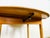Brown Vintage Round Dining Table with Drop Leaves, 1970s For Sale - Image 8 of 14