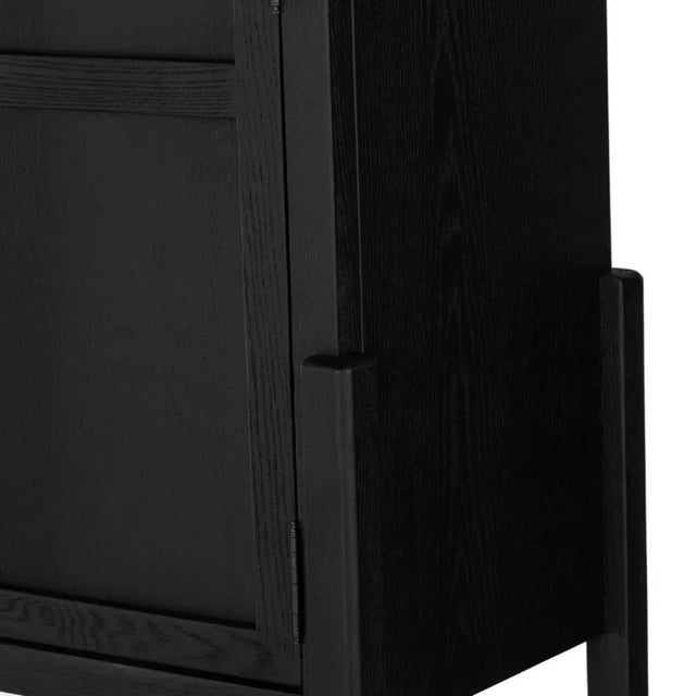Contemporary Four Hands Tolle Bar Cabinet, Drifted Oak Solid For Sale - Image 3 of 13