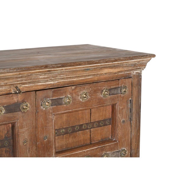 This Cabinet/Buffet Constructed from Antique Indian Carved Door Panels and Reclaimed Wood is handcrafted from reclaimed...
