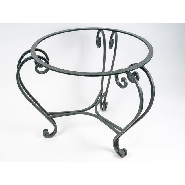 20th Century Wrought Iron Dining Table Base For Sale - Image 5 of 6