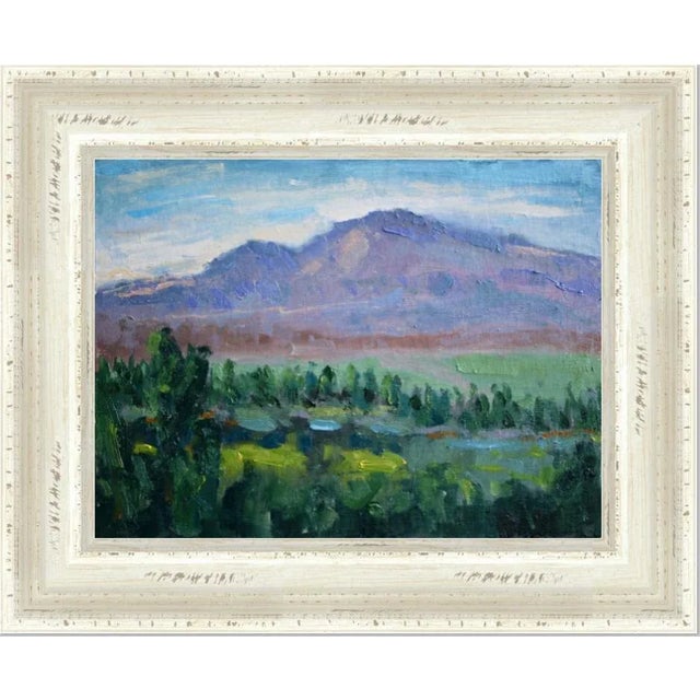 2020s Contemporary Impressionist Oil Painting Landscape For Sale - Image 5 of 7