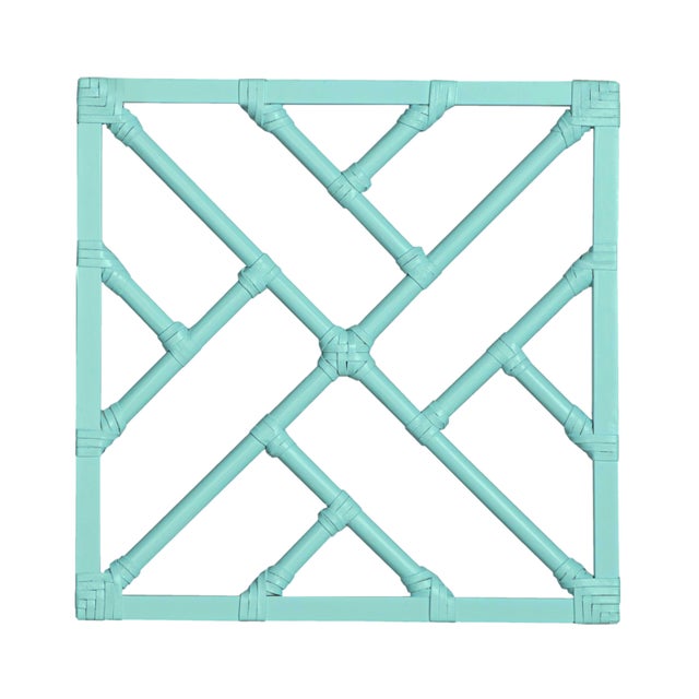 Turquoise Chippendale Writing Desk - Turquoise For Sale - Image 8 of 9
