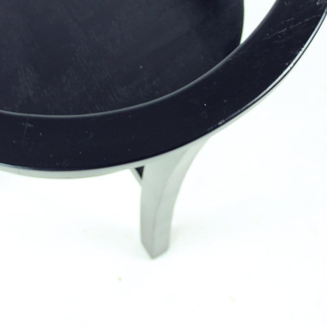 Black Oak Club Armchair, Former Czechoslovakia, 1930s For Sale - Image 10 of 14