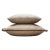 Contemporary Major Collection Cushion in Beige Velvet with Fringes from Lo Decor For Sale - Image 3 of 3