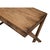Campaign X-Frame Writing Desk in Natural Brown For Sale In Raleigh - Image 6 of 11