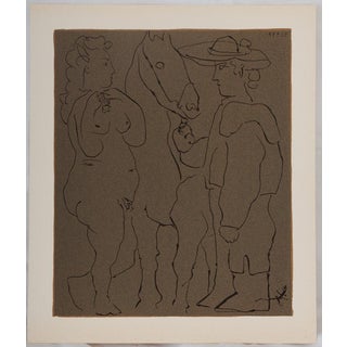 Pablo Picasso, Couple amoureux et cheval, Nude, Etching For Sale