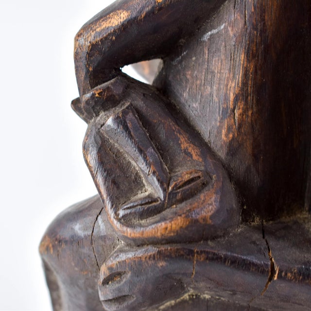 Early 20th Century Senufo Maternity Figure on Stool Côte d'Ivoire For Sale - Image 11 of 15