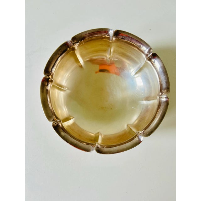 Metal Vintage Golden Ray 231 by g.h. French Silver Plate Bowl For Sale - Image 7 of 7