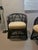 1970s Pair of Rattan and Bamboo Barrel Back Armchairs With Cream Cushions For Sale - Image 5 of 11