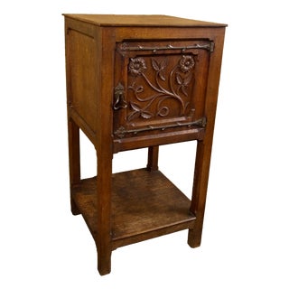19th Century Neo-Gothic Oak Table For Sale