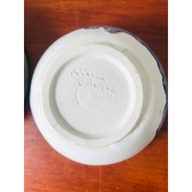 Ceramic A Trio of Signed Marian Dalton Nesting Bowls For Sale - Image 7 of 9